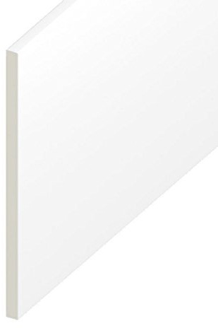 UPVC Flat Soffit Board 150mm Wide - Utility/Reveal/Skirting Boards - 5 Metre Lengths - White Gloss