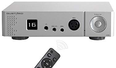 GUSTARD H16 Pre-Amplifier OLED Display XLR/RCA Balanced Headphone Amplifier Pre Amplifier Silver