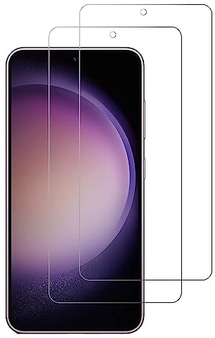 Schutzfolie für Panzerglas für Samsung S23,2.5D Runde Kante Panzerglasfolie, Ultra-klar, Anti-Kratzen, Anti-Öl, Displayschutzfolie Samsung Galaxy S23-[2 Stück]