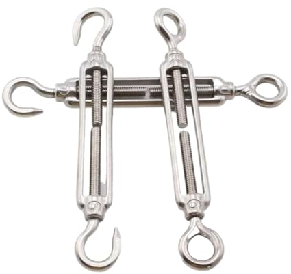 1 Pz M4 M5 M6 M8 M10 in Acciaio Inox 304 Regolare Catena Rigging Ganci e Occhio Tenditore Fune Filo Dispositivo di Tensione Linea CC Tipo (Size : M10, Color : CC Type)