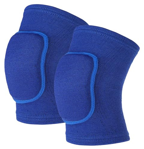 Sibba Ginocchiere per Bambini Antiscivolo Imbottite In Gommapiuma per Sport Quotidiani Elastiche Morbide Ginocchiere per Pallavolo Ballo Corsa Pattinaggio Basket Calcio Sport Uomini