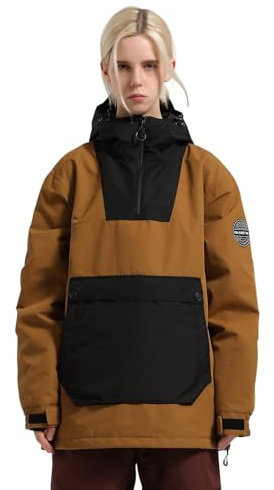 GSOU SNOW Women Men Ski Jacket Snowboard Snow Coat Waterproof Windproof Warm Winter Mountain Hooded
