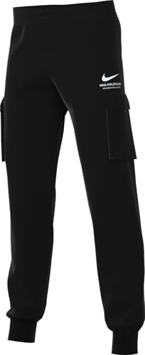 Nike Sportswear HV6972-010 Pantalon Cargo en Polaire pour Enfants Plus âgés Noir Taille XS