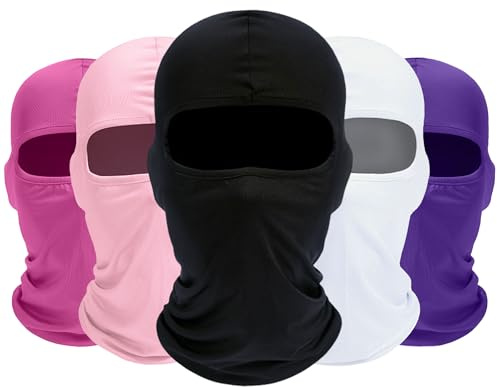 ROXUN Balaclava Ski Mask 5 Pack Cooling Summer UV Protection Motorbike