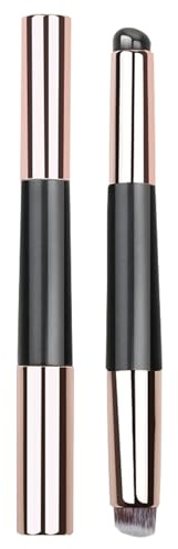 kinrguiyuez Lippen-Peeling-Pinsel | Lippenapplikatoren wiederverwendbar – wiederverwendbarer tragbarer Doppelkopf-Kosmetik- für Damen und Herren, Make-up, Gesicht, Concealer, Gesichtshaut