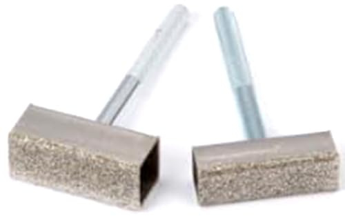 Diamant-Schleifstein Abrichter, 2-teiliges Set, Metall-Handgriff，Schleifstein Abrichter