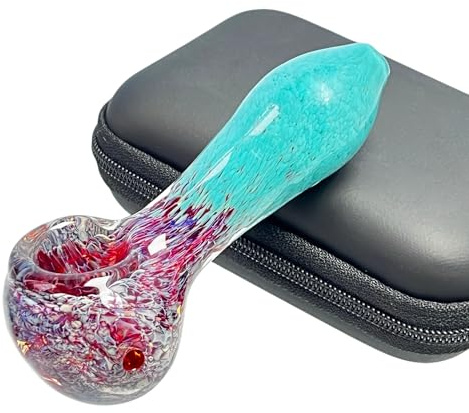 Pfeifen Glaspfeife Dicke kleine Schüssel HandPfeife Bunte Mini Glasrohr (Mehrfarbige)