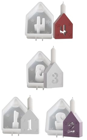 Stampo A Candela In Silicone Flessibile Per Personalizzare I Disegni Numerici Portatili Per Occasioni Del Festival E Decorazioni La Casa Fatti Artigianali Fatti A Mano
