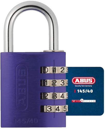 ABUS 488115 - Cadenas (Violet, Aluminium)