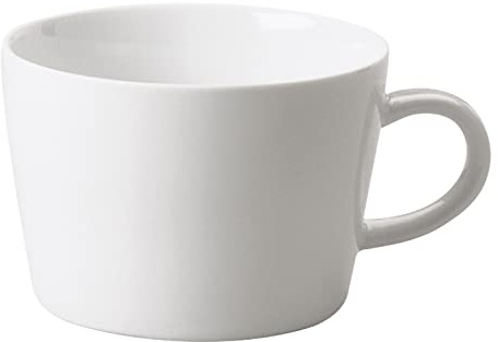 KAHLA 395119A90039C Five Senses Café au lait-Tasse 0,45 l | weiße Kaffeetasse 450 ml aus Porzellan