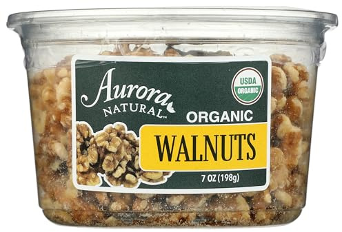 Aurora Products Organic Walnut Halves, 7 oz