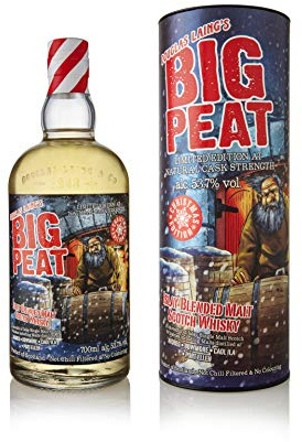 Big Peat Scotch Whisky Ecossais, Douglas Laing, Islay Blended Malt, 70 cl - Christmas Edition Noël