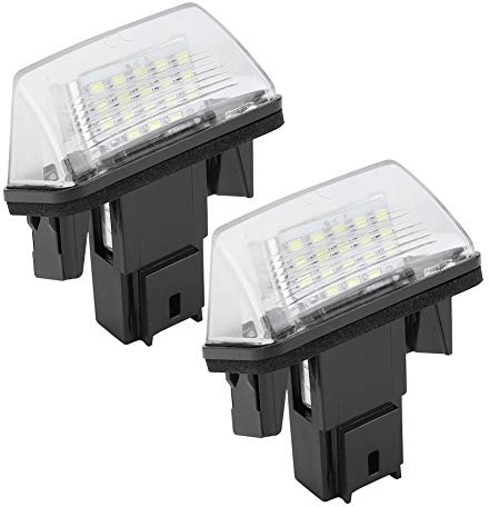 Yctze para Luz de Matrícula de Motocicleta de Luz de la Placa de Autod de Lámpara de Matrícula para C3 C4 SET Luces LED de Matrícula