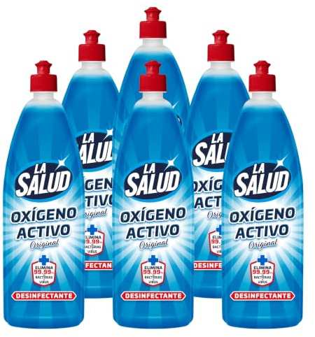 Pack de 6 Oxígeno Activo La Salud 1 L Total 6 L