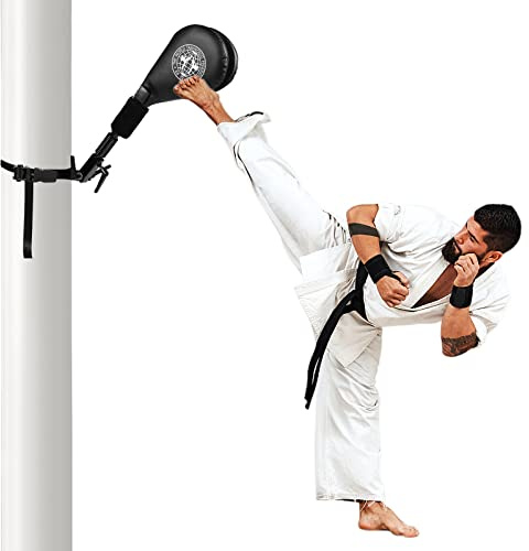 MODEREVE Taekwondo Kick Pads, Kicking Boxing Hands-Free Kicking Pads for Martial Arts with Mounting Bracket