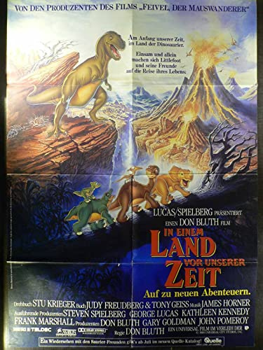 In einem Land vor unserer Zeit - Don Bluth - Filmposter A1 84x60cm gefaltet