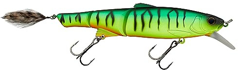 Illex Wobbler Sleek Mikey 160 Swimbait, 16cm, 48g, Kunstköder Hardbait für Hecht & Zander, schwimmend, vielseitiger Hardbait für Stop-and-Go, lineares Einholen, Süßwasserangeln