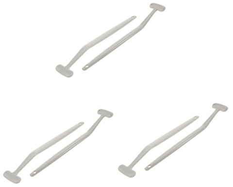 Beavorty 6 Pz Pulisci-lingua spazzolino per pulire la lingua spazzolino denti per adulti luce light raschietto per lingua in metallo spatola in silicone raschietti lingua adulti adulto