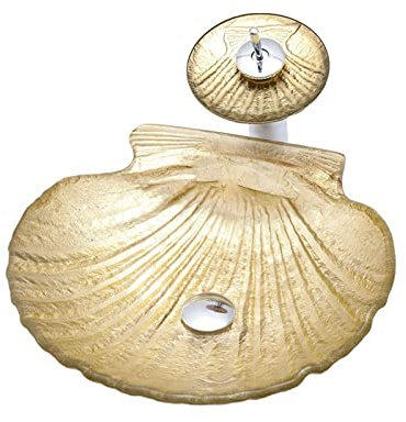 KJSHXYG Lavabo-Vasque de Salle de Bain et Robinet combinés Lavabo de Salle de Bain Bol en Verre trempé