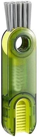 AD-BCrbgen Robuste Scheuerbürsten, Kratzfeste Schwämme und robuste Stahlwolle-Bälle for hartnäckige Flecken in der Küche.(Green)