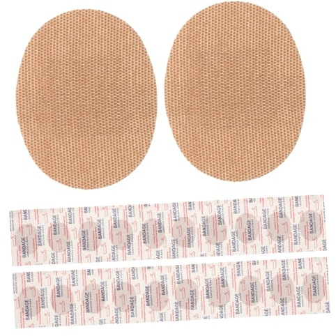 SEWOART 50 Piezas Vendaje Curita Transpirable De Tela Elástica Vendajes Adhesivos Para Heridas Para Nudillos Adecuado Para Actividades Al Aire Como Acampar