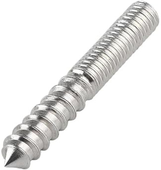 Pernos de suspensión, tornillos autorroscantes de doble extremo, tornillos de espiga for carpintería de acero inoxidable 304, conectores autorroscantes for muebles M4-M12, tornillos de doble cabeza fo