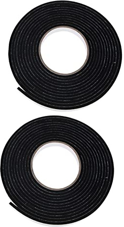 HORIALENCE 2 Rouleaux Bande Adhésive Auto Adhésive Mousse Isolante Phonique pour Étanchéité et Du Bruit Voitures Appartements et Bureaux