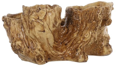 OFFSCH Maceta de Resina de Seis Orificios con Forma de Raíz de Árbol