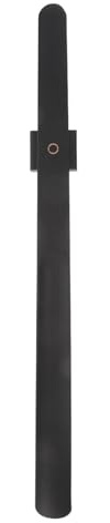 VANZACK Wooden Long Handled Magnetic Shoe Horn, 55cm Black for Seniors | Polished Reusable Wood, Smooth Stable Construction, Home Bedroom Use, Footwear and Sneakers, for Pregnant Women
