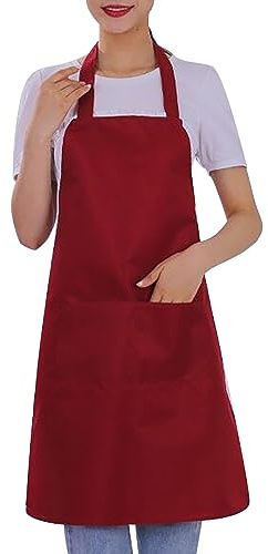 Generisk damduk kan bäras utanför arbetskläder, andas och tunn och kan användas för att torka händerna i hushållskök. Leibchen Training, vin, one size