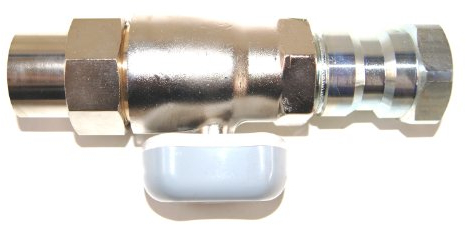 Vaillant 300849 Gaskugelhahn mit Brandschutzeinrichtung 1 Zoll, Durchgang
