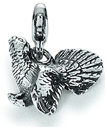 Tom Hill Charm 22.9703 Damen Charms Auerhahn Sterling-Silber 925 Trachtenschmuck