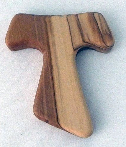 Tau-Kreuz aus Olivenholz ca.9,5x8cm