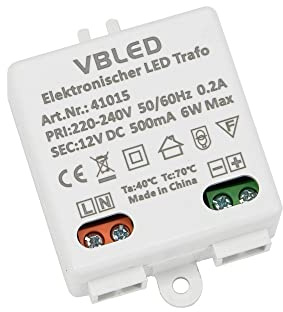 VBLED® LED Trafo Mini 12V/DC, 0-6W - Mini Transformator/Netzteil/Driver