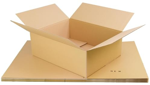 50 x New 450x350x160mm Max Size Small Parcel Cardboard Postal Boxes for Royal Mail