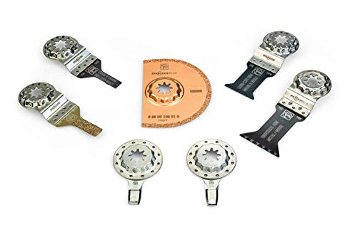 FEIN Profi-Set Marine, 7-teiliges Zubehör-Set für die Anwendung im Bereich Marine für Ausbau, Instandhaltung und Reparatur von Yachten, StarlockPlus Aufnahme, 100% Qualität