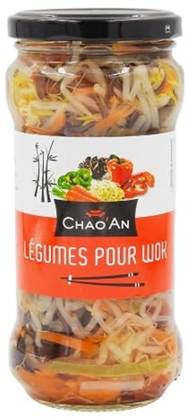 Légumes pour wok Chao’an 330g – Mélange asiatique prêt à l’emploi – Idéal nouilles, riz sauté et plats exotiques
