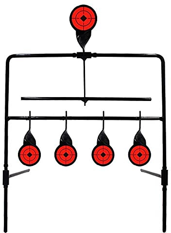 KODENOR Metal BB Gun Shooting Targets Automatic Reset Airsoft Paintball Air Rifle Outdoor Shooting Practice (Color : TG-04)