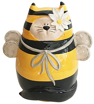 Blue Sky Clayworks 19314 Bumble Cat Tarro de galletas