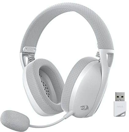 Redragon H848 BT Wireless Gaming Headset - Lightweight - 7.1 Surround Sound - 42MM Drivers - Detachable Microphone - for Multi Platforms