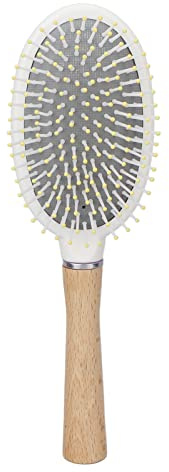 BEIJIALY Brosse à Cheveux en Hêtre Brosse à Palette pour Cheveux épais Bouclés Fins Longs Courts et Secs Brosse à Palette en Bois Meilleure Brosse à Cheveux pour Hommes Femmes Enfants