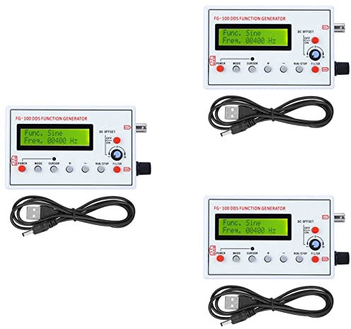 Spamietz 3X FG-100 DDS Funzione Generatore di Segnale Contatore di Frequenza 1Hz - 500KHz Sinuso+Quadrato+Forma d' Triple-Cornered
