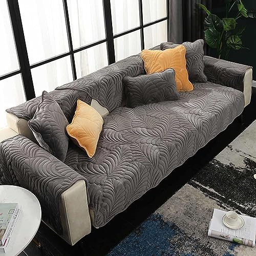 MTHGH Sofabezug Ecksofa I Form 1 2 3 4 Sitzer， Sofaschutz sofaschoner rutschfest Hund Katze ecksofa wasserdicht sofahusse couchbezug,darkgray1-70x120cm