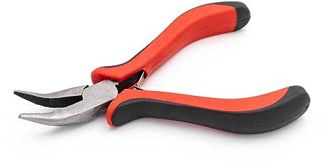 Vintageparts - Alicates de punta plana con interior estriado para hacer joyas y proyectos de bricolaje