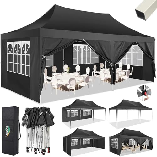 COBIZI 3x6m Faltpavillon Pavillon Partyzelt Wasserdicht Stabil