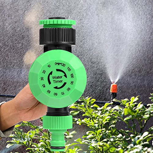 Minuteur d'arrêt automatique pour tuyau d'arrosage, contrôleur d'irrigation goutte à goutte, minuteur de 2 à 120 minutes pour arroser les pelouses et les piscines