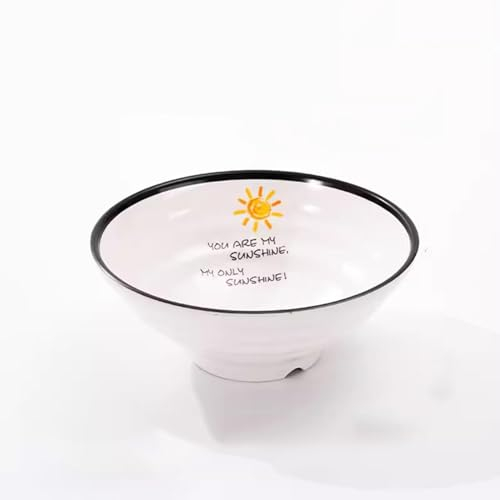 Saladiers 3 PCS Bol Chinois Commercial Noodle House Grand Bol en Plastique Anti Goutte Nouilles dans Bol À Soupe Vaisselle Fil Bol Mélamine Noodle Bowl Kitc