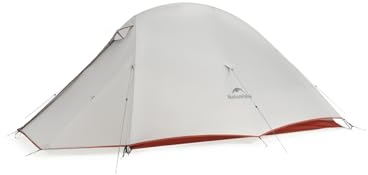 Naturehike Cloud Up Pro Tenda Aggiornamento 2024 Tenda ultraleggera 1,75 kg (tutti gli accessori inclusi), doppia tenda per 2 persone, per ciclismo, campeggio, zaino (grigio)