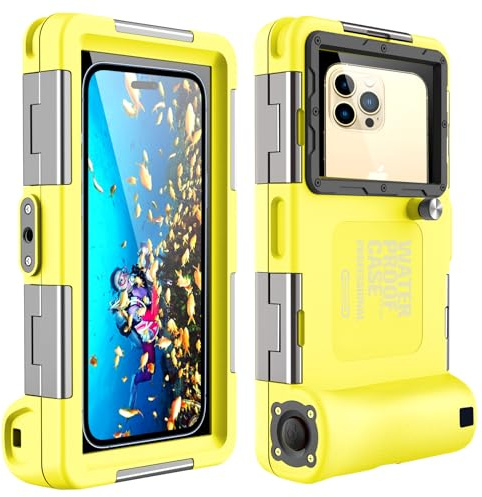Custodia Impermeabile Smartphone IPX8 Porta custodia cellulare impermeabile 15m Subacquea compatible per iPhone 17 Pro 17 Air 16 15 Plus 12 13 14 15 16 17 Pro Max 16 15 14 13 Pro Samsung S25 S24 Ultra
