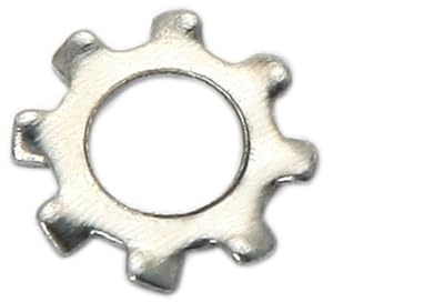 Arandelas de seguridad externas de diente de estre, Arandelas de seguridad externas dentadas M2.5 a M6 65Mn(M6)